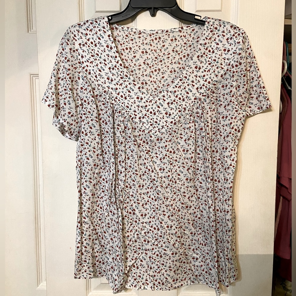 Womens flower blouse